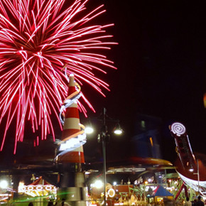 Coney Island Beach Fireworks