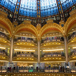 Fashion Show at Galeries Lafayette's
