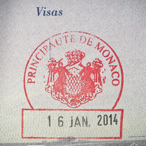 Monaco Passport Stamp