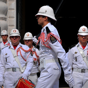 Changing of the Guards at Prince's Palace